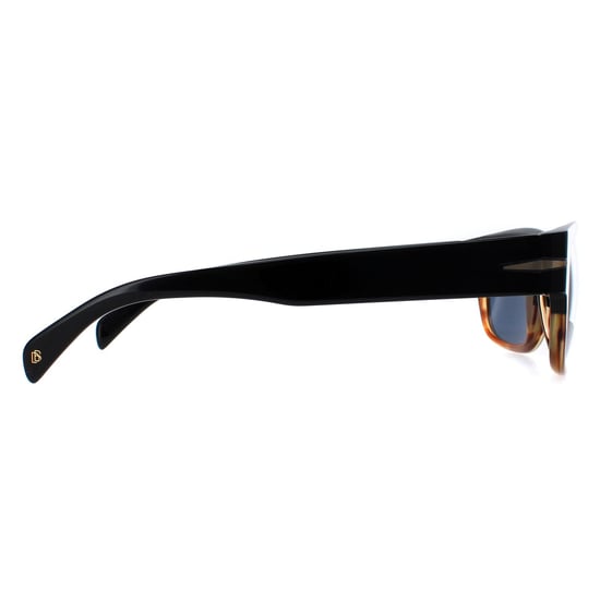 David Beckham DB7035/S 37N KU zwart hoorn blauw zonnebril - Image 4