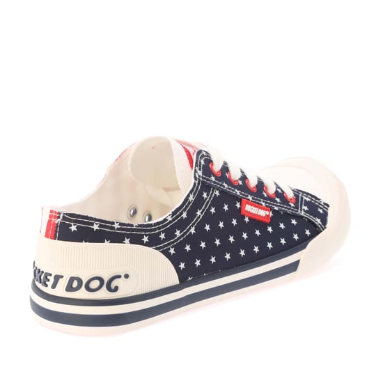 Women's Rocket Dog Jazzin Spangle Banner Pumps in Red navy - Image 3
