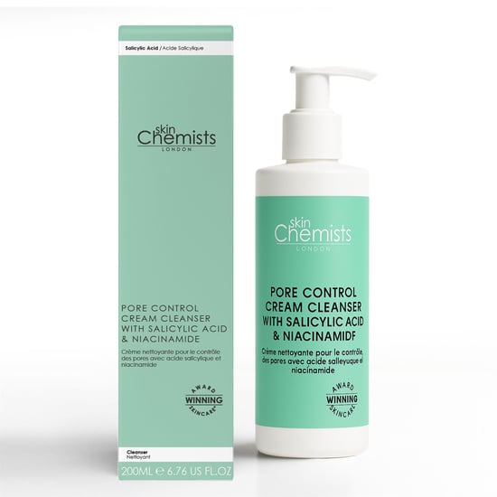skinChemists Anti-Ageing Pore Control Cream Cleanser with Salicylic Acid & Niacinamide 200ml for Acne, Blemishes, Large Pores, Dullness - Image 1