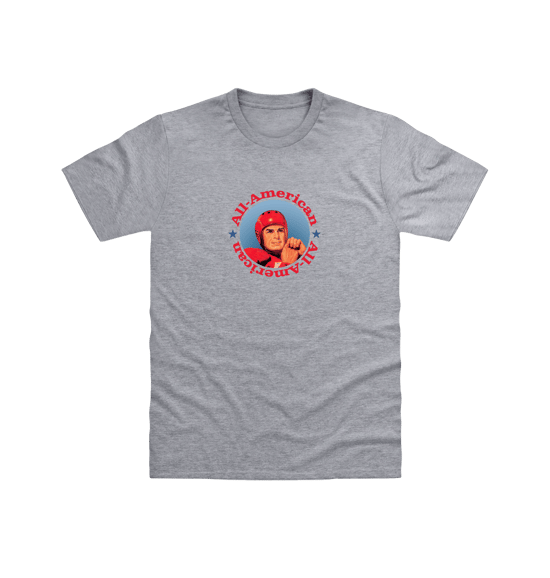 Pierce Archive All American Athletic Grey T-Shirt - Image 1
