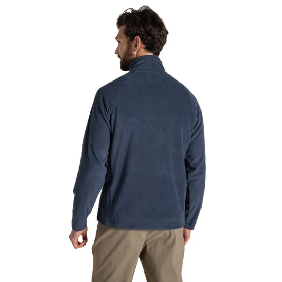 Craghoppers Heren Corey VI Half Zip Fleece Top (Marine Marl) - Image 3
