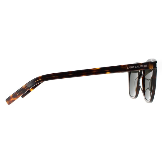 Saint Laurent Square Unisex Mörk Havana Grå SL 28 SLIM Solglasögon - Image 4