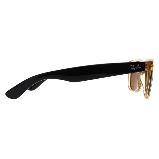 Ray-Ban Rectangle Unisex Honey Crystal Brown Polarized Sunglasses New Wayfarer RB2132 - Image 4