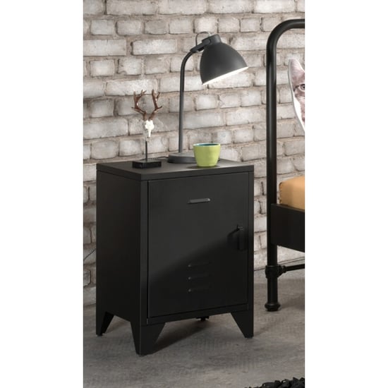 Lucevi bronxx bed 90 x 200 cm bronxx nachttafel - Image 1