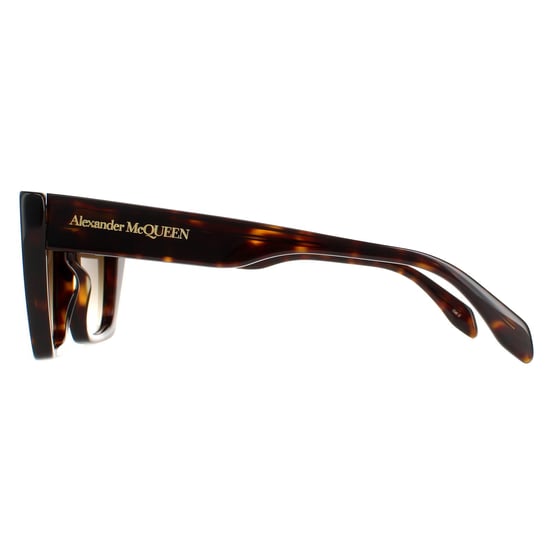 Alexander McQueen Cat Eye Womens Dark Havana Brown Gradient AM0299S - Image 3