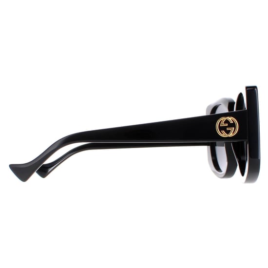 Gucci Round Womens Black Grey GG1257S - Image 4