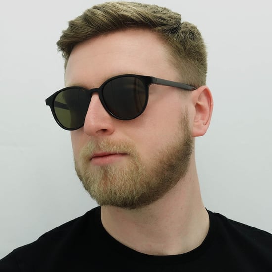 Hugo van Hugo Boss Round Mens Havana groene zonnebril - Image 6