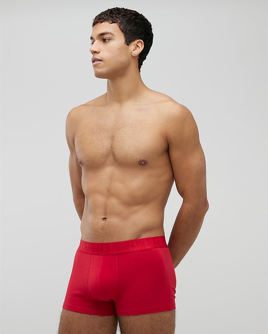 River Island Mens Trunks Red RI Waist 5 Pack Trunks Underwear - Image 3