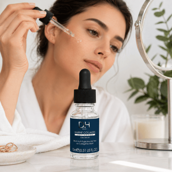 Dr H Marine Collagen Anti-Ageing Eye Serum 15ml for Loss of Firmness, Fine Lines, Wrinkles - Image 3