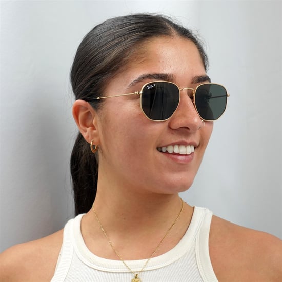 Ray-Ban Square Unisex Guld G-15 Grön Polariserade Solglasögon - Image 5