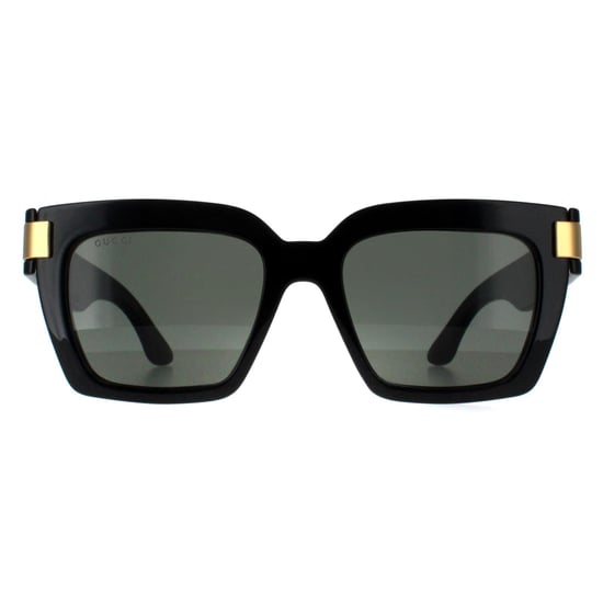 Gucci Square Womens Black with Gold Grey GG1689S - Image 1