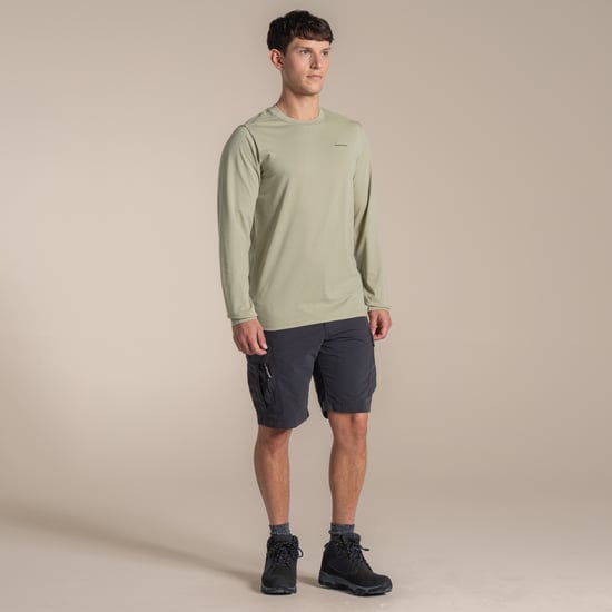 Craghoppers Heren Abel Nosilife T-shirt met lange mouwen (Bayleaf) - Image 1