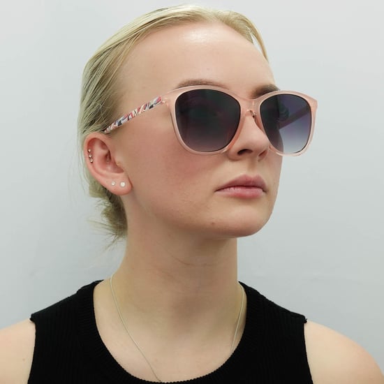 Ted Baker TB1646 Delfi 203 transparant roze grijs gradiënt zonnebril - Image 6