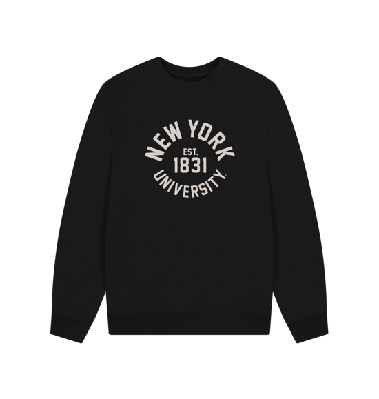 Park Fields New York University Violets Black Sweatshirt - Image 1