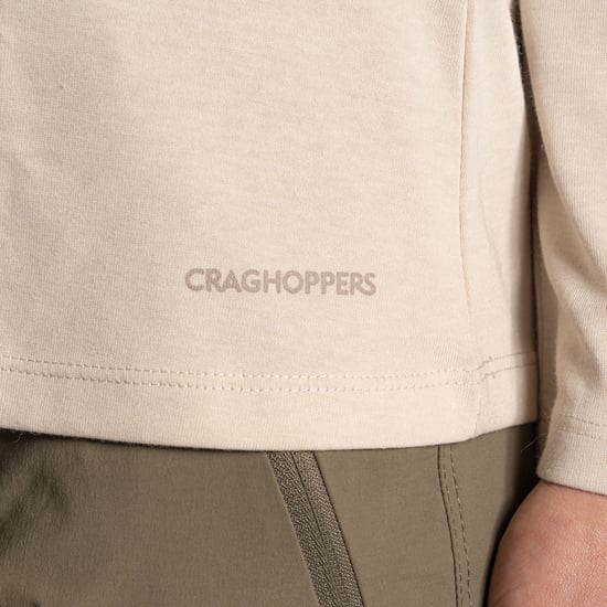 Craghoppers Dam Nour Nosilife långärmad T-shirt (Oyster Marl) - Image 5