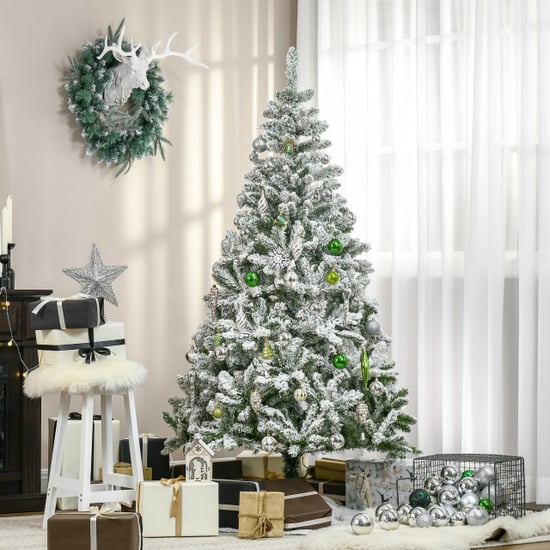 Homcom Kunstkerstboom met sneeuweffect scharnierconstructie Ø105 x 180h cm - - Image 5