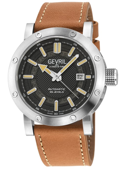 Gevril 43700 Men's Flatiron Swiss Automatic Watch - Image 1
