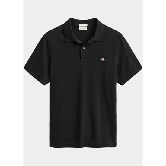 GANT Mens Regular Fit Short Sleeve Shield Logo Pique Polo - Image 3