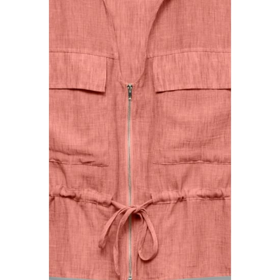 Vero Moda vmcharline sl zip tie top exp 10350440 cotta - Image 2