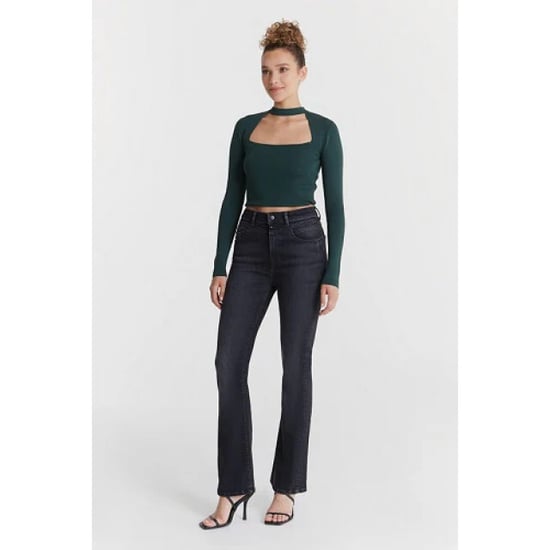 Cup of Joe Matilda dames flare jeans black vintage - Image 1