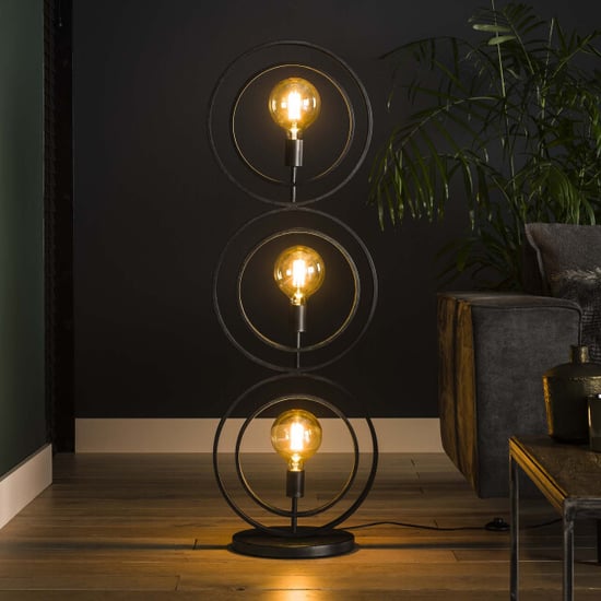 Hoyz Hoyz industrieel vloerlamp 3 lampen turn around - - Image 1