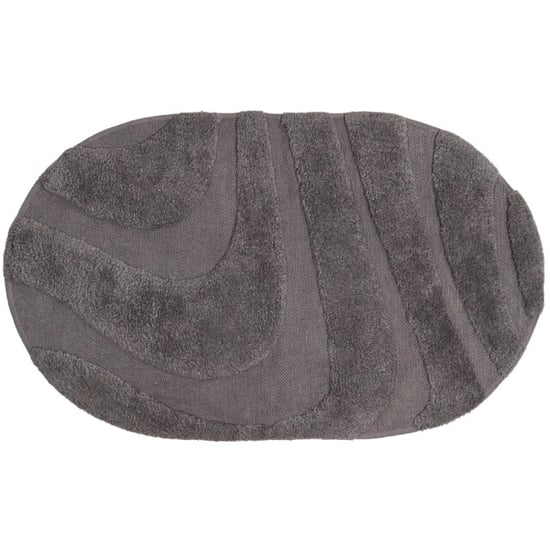 Veer Carpets Badmat beau grey ovaal 60 x 100 cm - Image 1