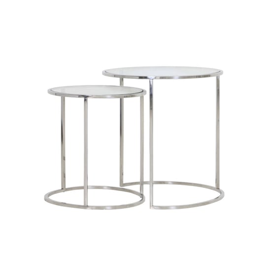 Light & Living bijzettafel duarte Ø50x52cm - set van 2 - Image 1