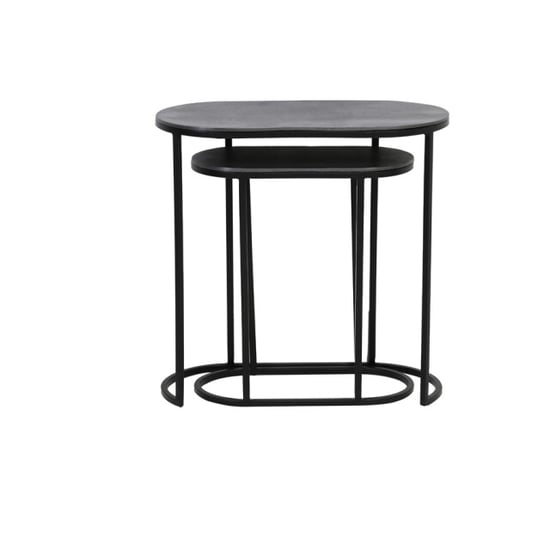 Light & Living bijzettafel bocov 53x26x53cm - set van 2 - Image 1