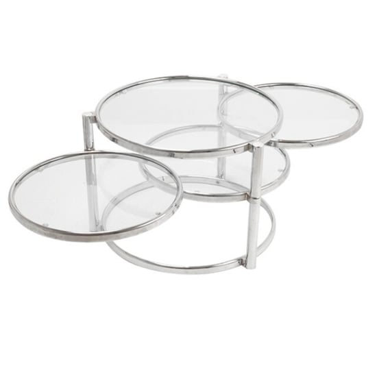 Leitmotiv bijzettafel tripple swivel chroom - Image 1