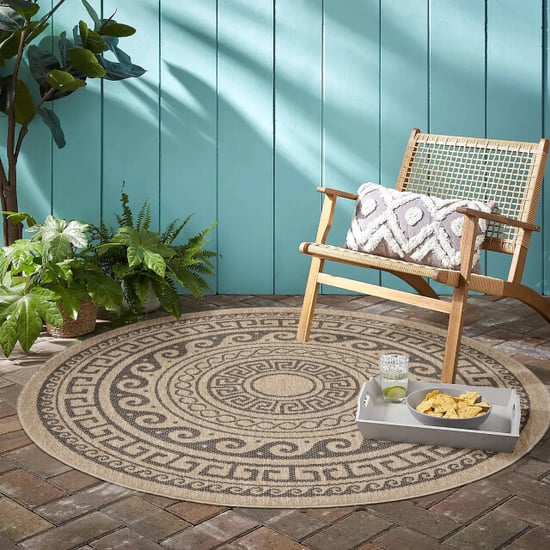 Muratap Natur vloerkleed floral rond buitenkleed sisal laagpolig indoor en outdoor 120 cm rond - Image 1