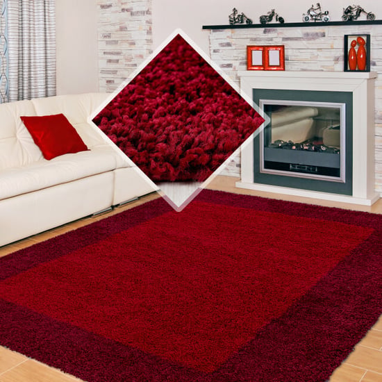 Muratap Basic shaggy kader vloerkleed hoogpolig- 300x400 cm - Image 1