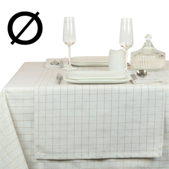 Unique Living | tafelkleed tyra 160Øcm white - Image 1
