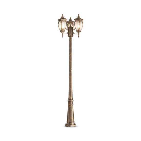 Maytoni Outdoor landschapsverlichting fleur met goud Ø52,5 - Image 1