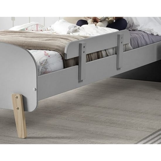 Lucevi kiddy bed 90 x 200 cm cool grey kiddy nachttafel cool grey kiddy - Image 1
