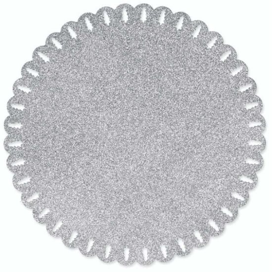 Unique Living | placemat xmas | rond | polyester | | Ø38cm - Image 1