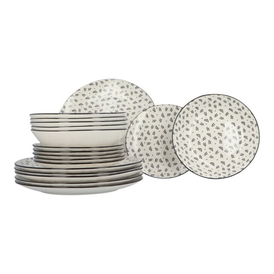 Secret de Gourmet Porseleinen servies-set iris 18-delig 6 persoons - Image 1