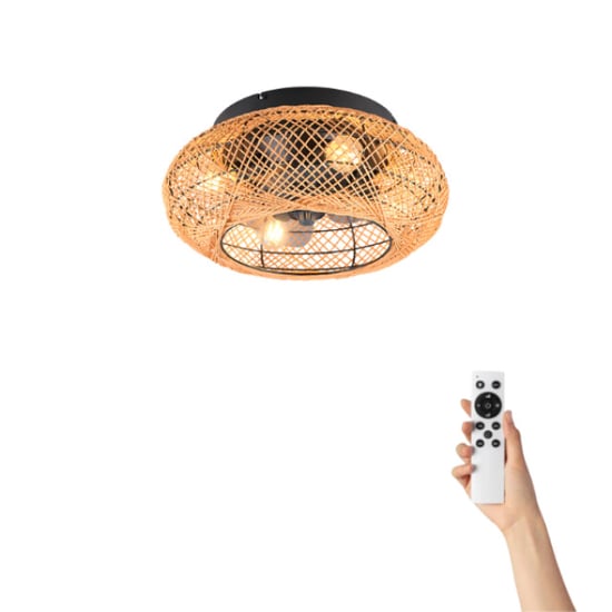 Cool Breeze Plafondventilator sander met verlichting Ø50cm – 3 snelheden afstandsbediening - - Image 1