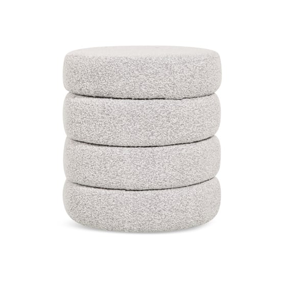 Multifurn Poef lune bouclé - Image 1