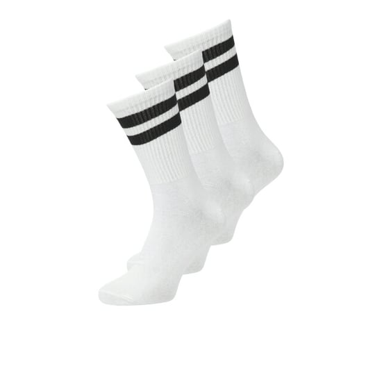 Jack & Jones Heren tennissokken wit 3-pack - Image 1