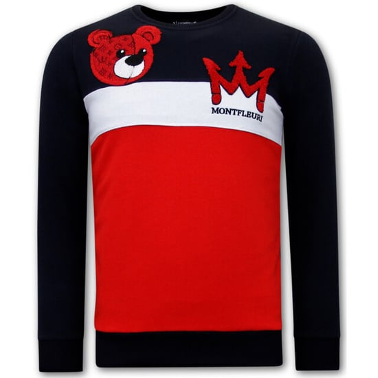 Tony Backer Sweater met print teddy bear print - Image 1