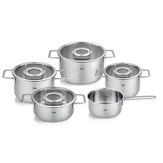 Fissler Pure collection pannenset met glazen deksel 5 delig - Image 1