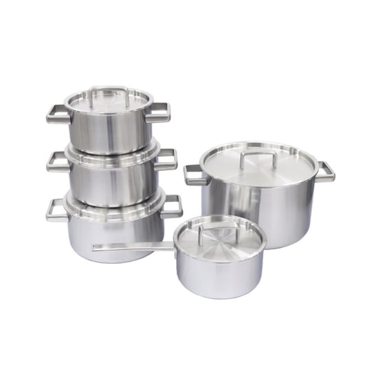 Habonne King pannenset 5 delig rvs - Image 1