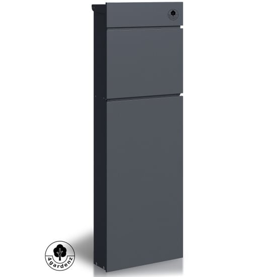 4gardenz ® brievenbus staand brievenbus staal met slot - - Image 1
