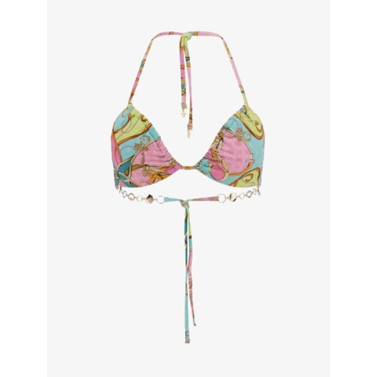 Guess Dames bikinitop triangle removable pads glam chains acqua - Image 1
