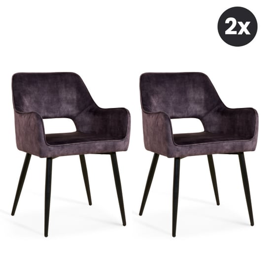 Multifurn 2x eetkamerstoel ray velvet (set van 2) - Image 1