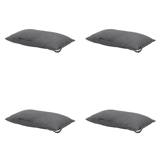Madison hoofdkussen panama grey ca. 24x40 cm set van 4 - Image 1