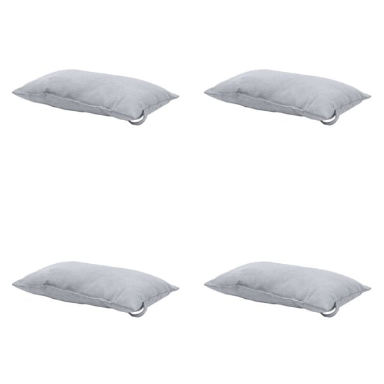 Madison hoofdkussen panama light grey ca. 24x40 cm set van 4 - Image 1