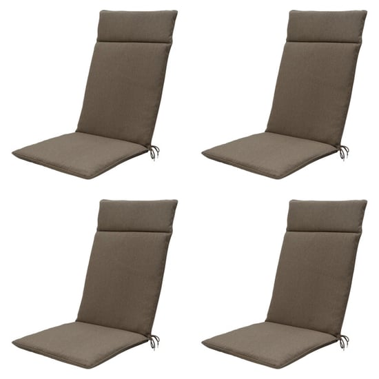 Madison tuinstoelkussen hoge rug canvas eco+ ca. 120x50 cm set van - Image 1