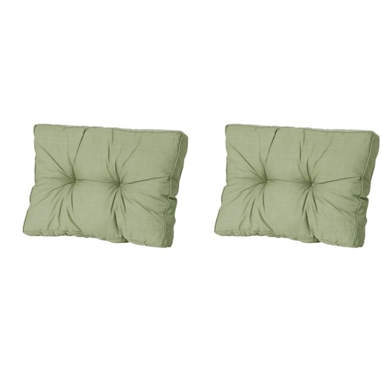 Madison florance rugkussen basic green ca. 43x73 cm set van 2 - Image 1