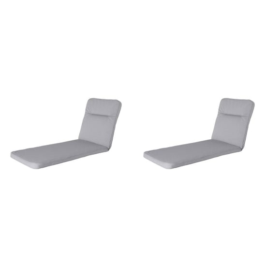 Madison ligbedkussen manchester light grey ca. 190x60 cm set van 2 - Image 1
